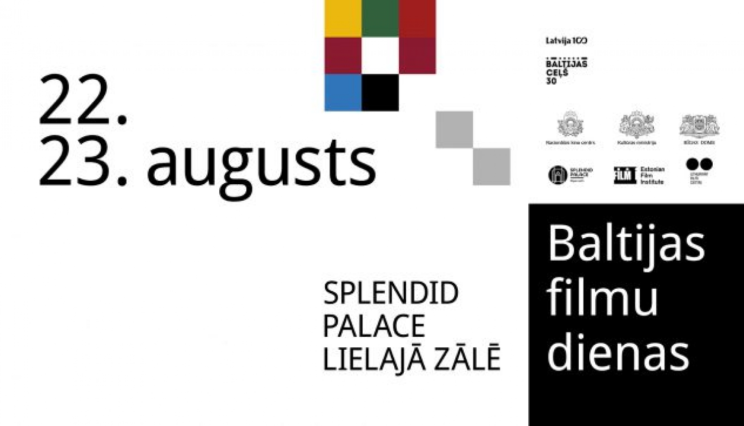 Tuvojas Baltijas filmu dienas – 22. un 23. augustā