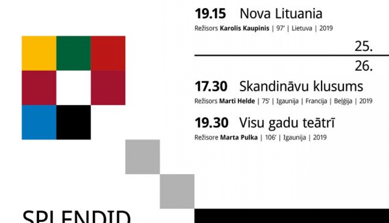 Tuvojas tradicionālās Baltijas filmu dienas – šogad 25. un 26. augustā