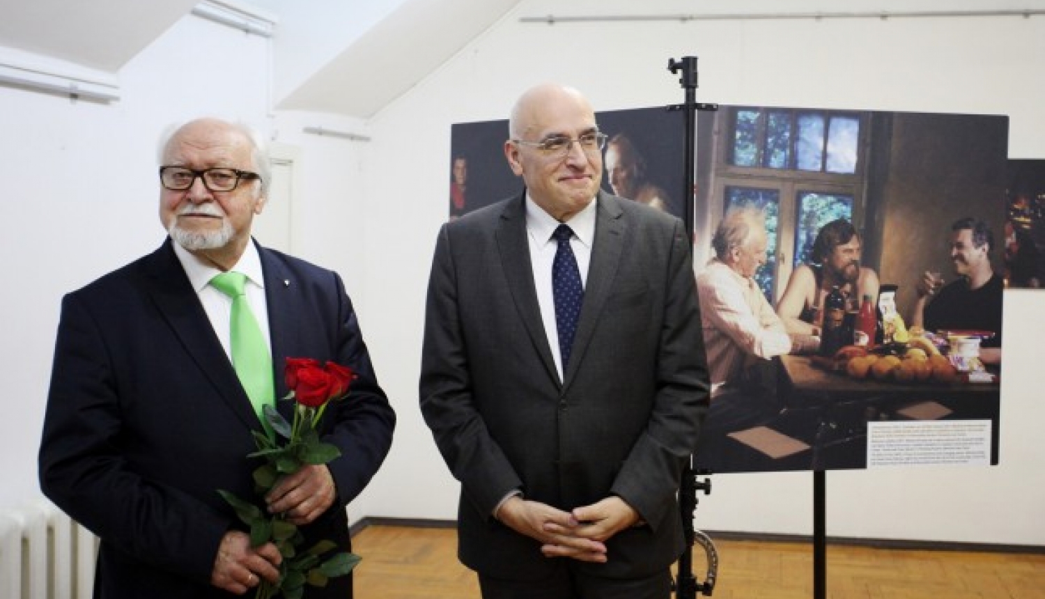 Jāņa Streiča jubilejas izstāde Minskā Jāņa Streiča jubilejas izstāde Minskā
