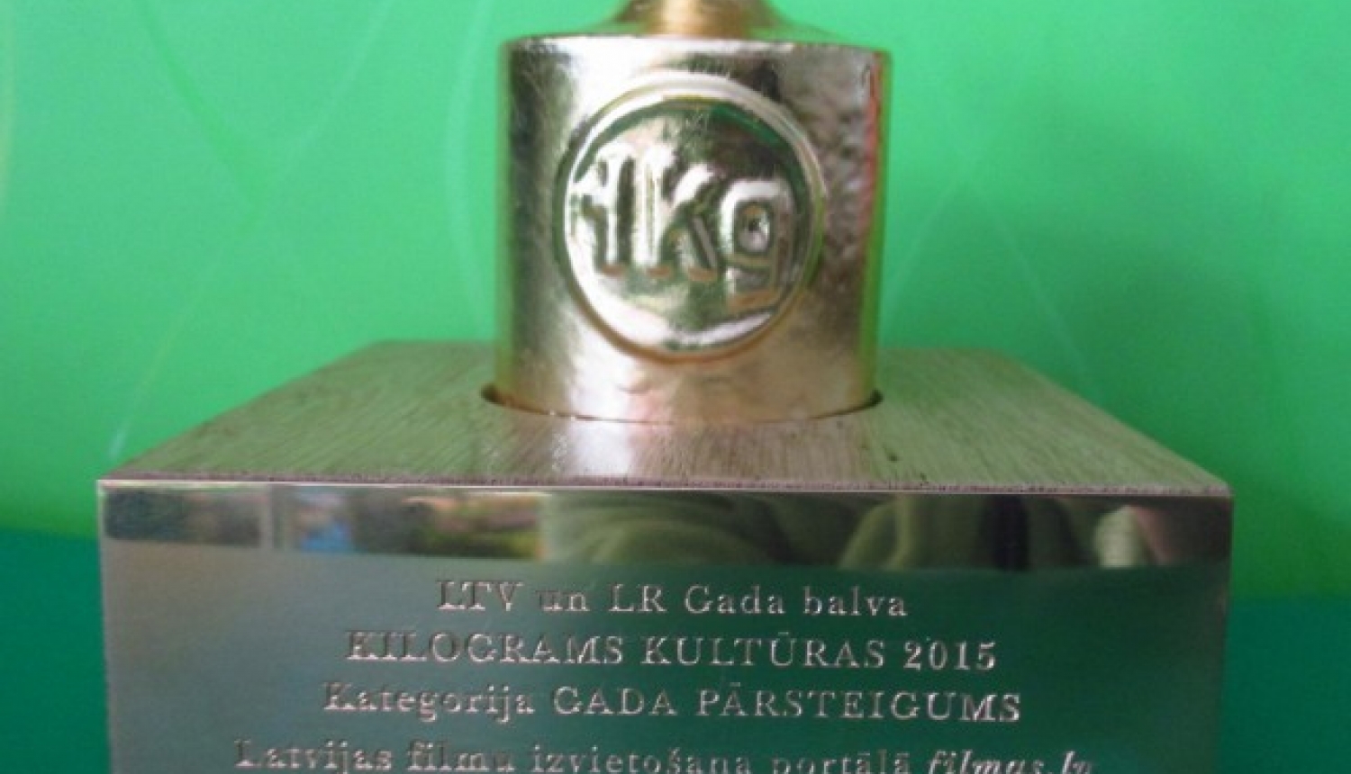 Portāls filmas.lv saņem balvu “Kilograms kultūras 2015” Portāls filmas.lv saņem balvu “Kilograms kultūras 2015”