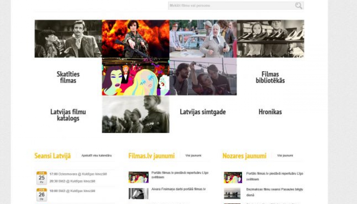 Portāls filmas.lv Līgo svētkos piedzīvo rekordlielu interesi Portāls filmas.lv Līgo svētkos piedzīvo rekordlielu interesi