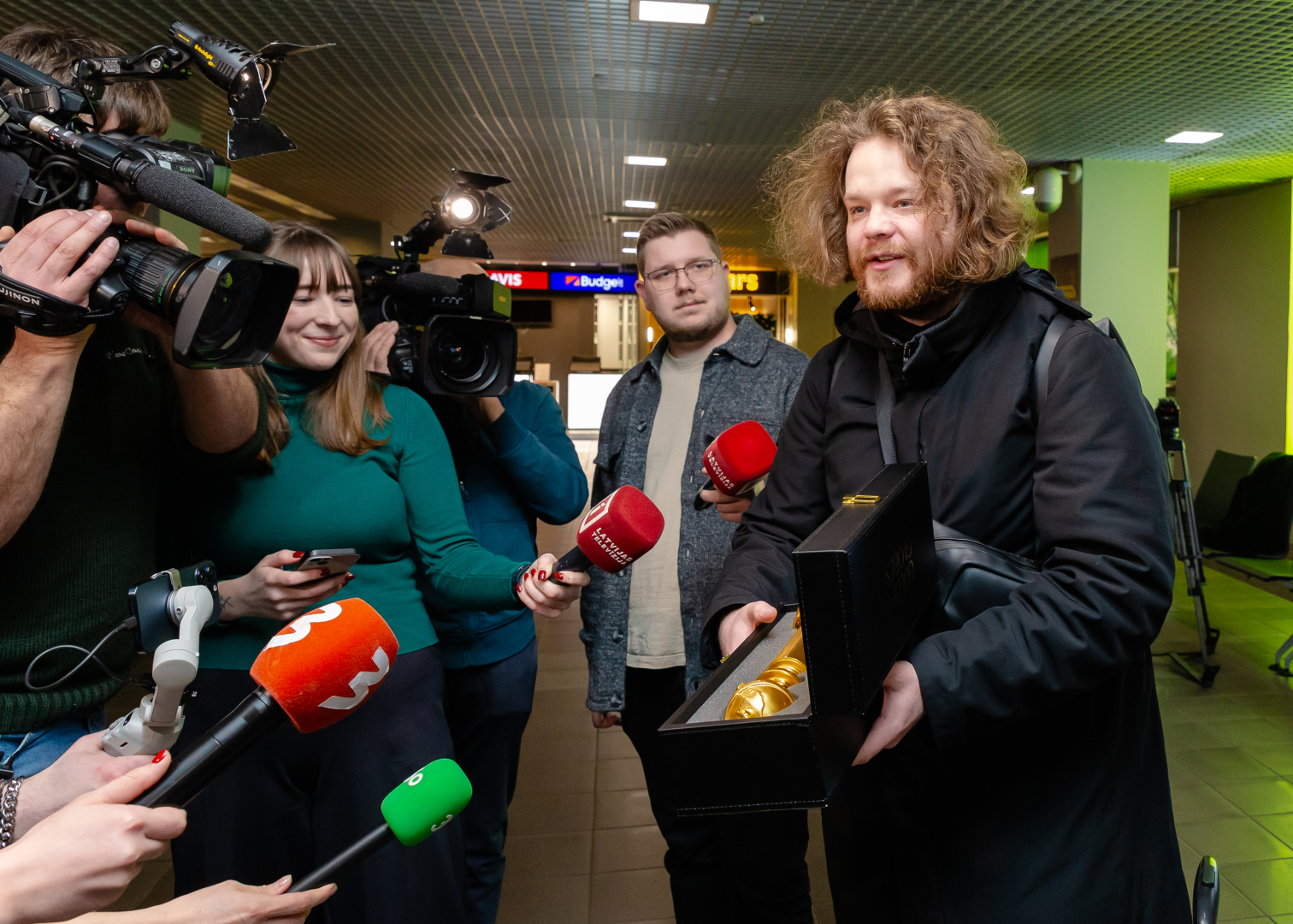 "Zelta Globuss" ierodas Rīgā, foto: Agnese Zeltiņa